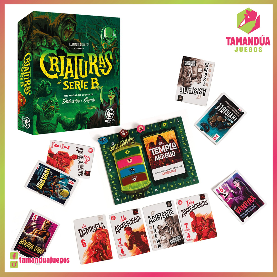 criaturas de serie b espanol tamandua juegos