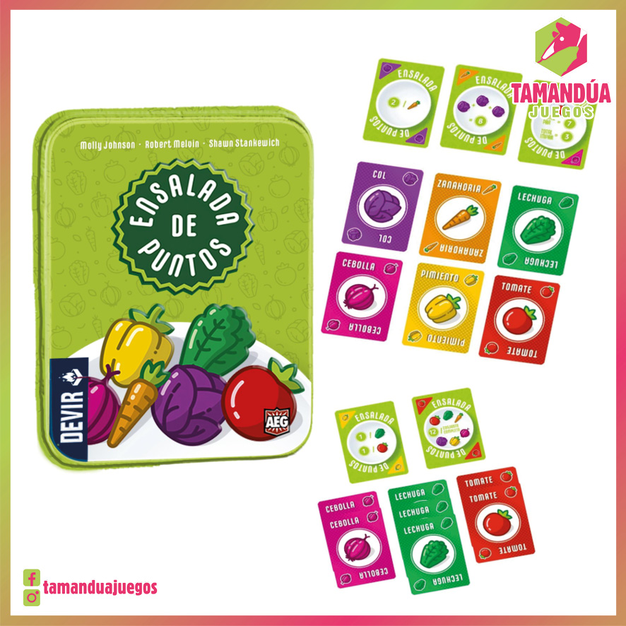 ensalada de puntos espanol tamandua juegos
