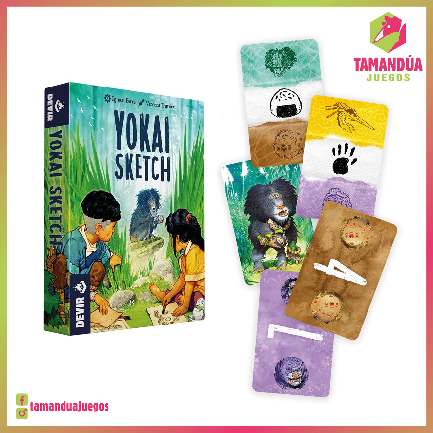 yokai sketch espanol devir tamandua juegos